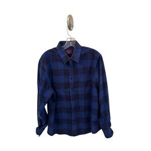 UnTuckit men's blue button down size M